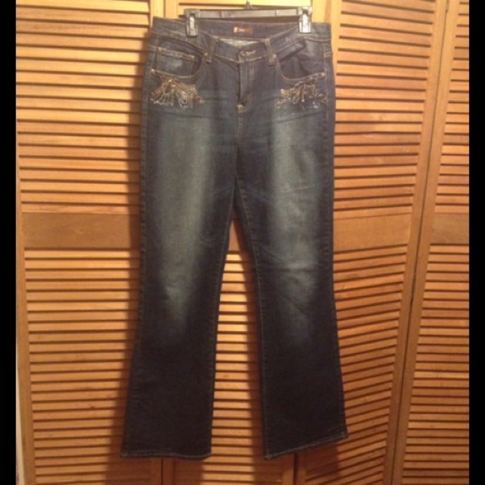 Sweet Vibe Jeans with Embellishments